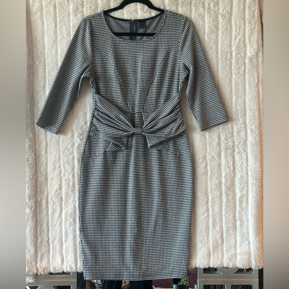 VF Show Herringbone Midi Dress- D49